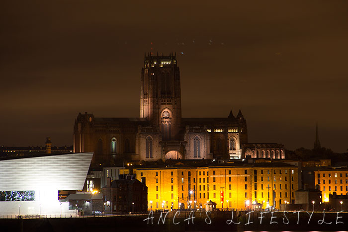 Liverpool cathedral by night picture