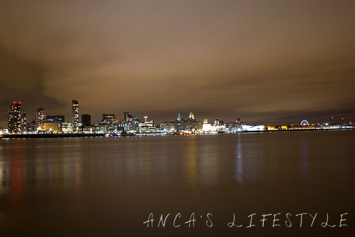 Liverpool waterfront by night