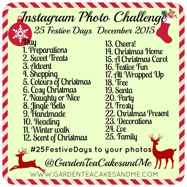Instagram challenge for Christmas. Blogging at Christmas