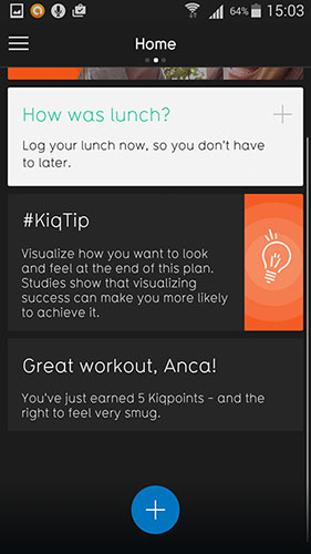 05 Screenshot kiqplan fitness app