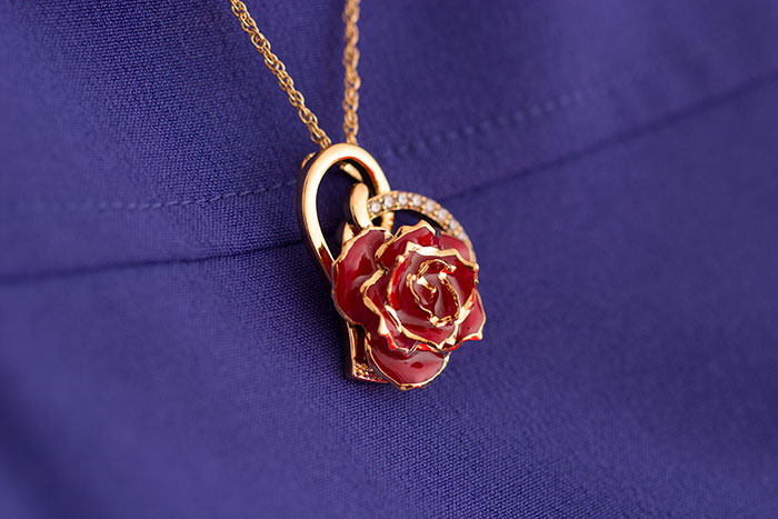 Rose Necklace by The Eternity Rose