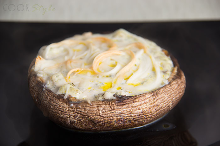 Cheesey stuffed mushrooms