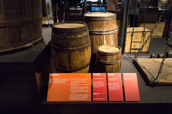  Barrels at Museum of London Docklands