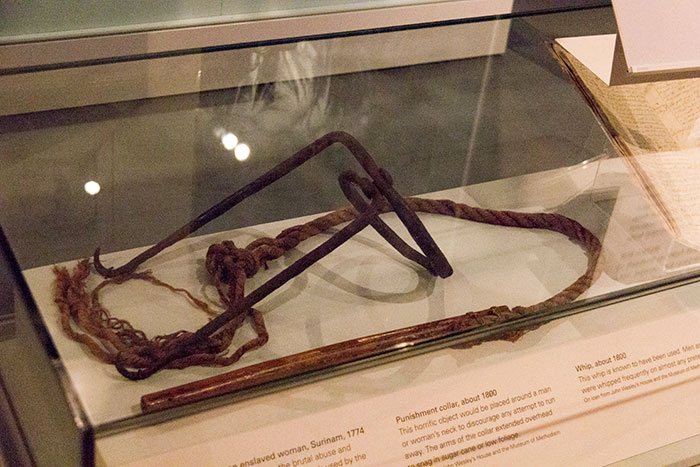 Devices used for punishing slaves