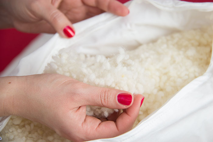 Baavet Wool Filled Pillows. Filling.