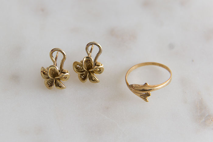 My favourite pieces of jewellery - gold pieces