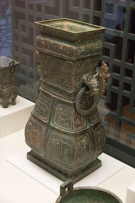 Wine vessels at The Terracotta Warriors. World Museum Liverpool