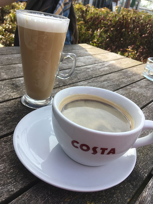 Coffee at Costa