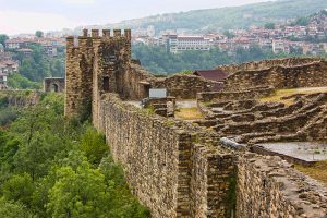 Wall at Veliko Tarnovo Bulgaria