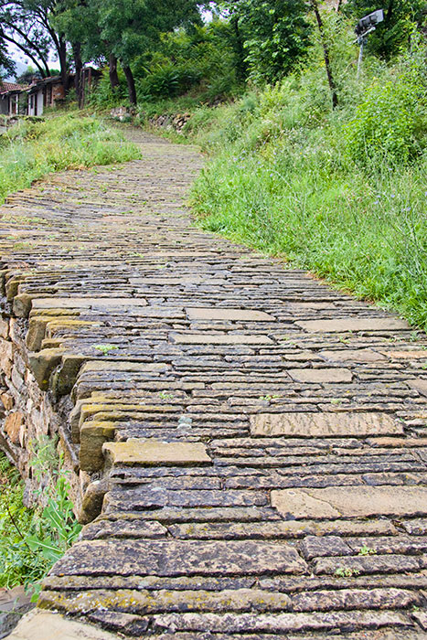 Path at Veliko Tarnovo Bulgaria