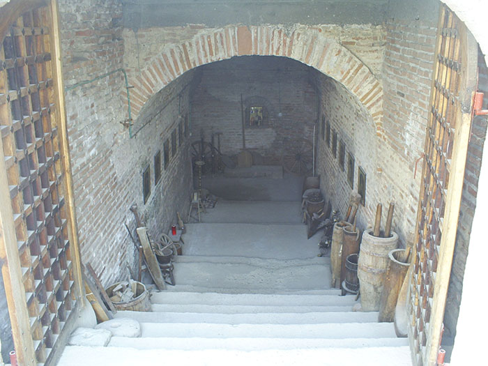  Comana Monastery steps to cellar