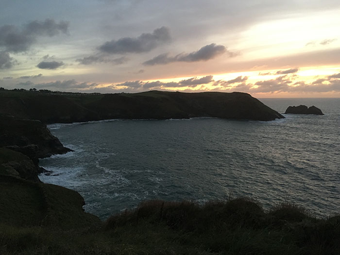 Sunset on the Cornish Coast