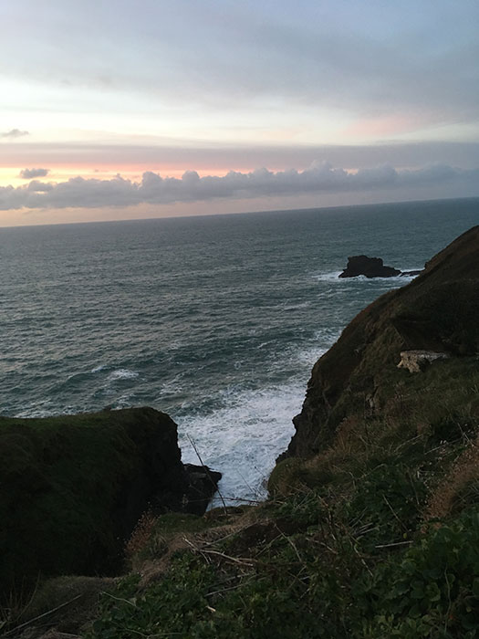 Sunset on the Cornish Coast