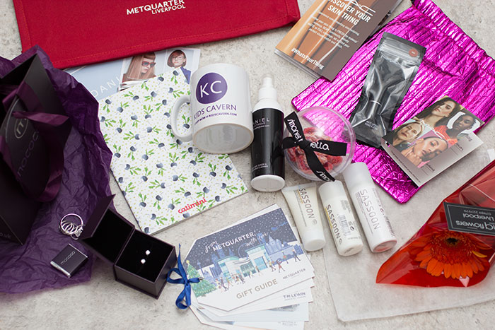 Christmas Press Day Metquarter. Goodie bag, what's inside