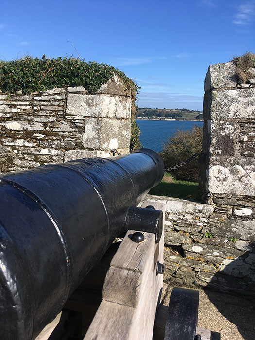 Gun at Pendennis Castle