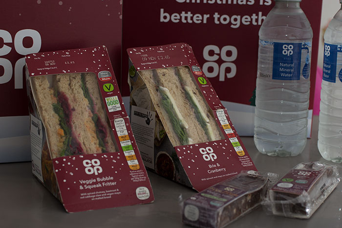 New Christmas Sandwiches at Co-op
