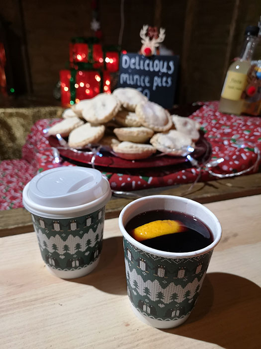 Mulled wine at Christmas at Duhnam Massey