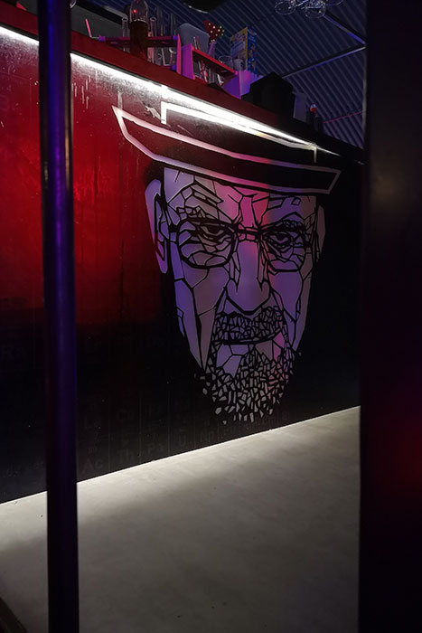 Heisenberg on the bar at ABQ London