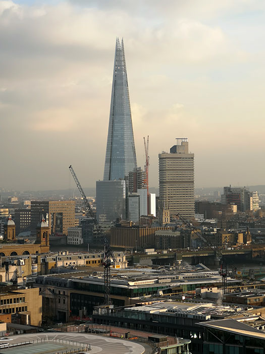 The Shard, from St Paul's Cathedral