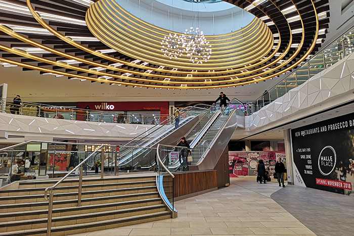 Shopping centre. Manchester Day Trip