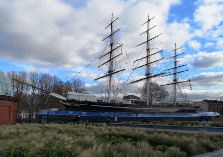 Cutty Sark. Seen from outside