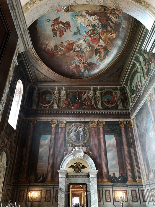 Blenheim Palace - ceiling