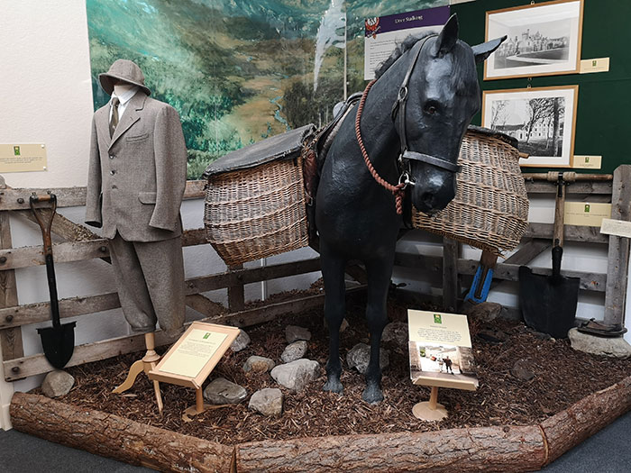 Pannier baskets on Display at Balmoral