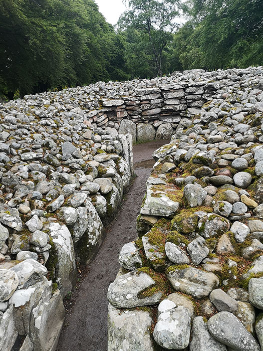 Entrance at Clava Cairns