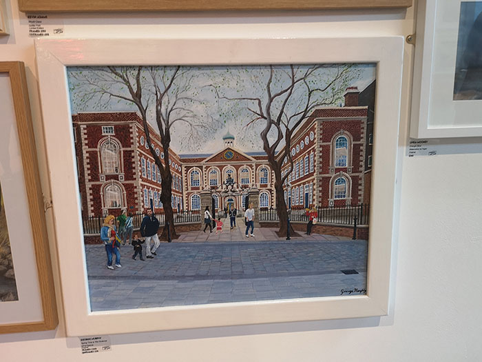 Liverpool Art Fair at Metquarter. Painting