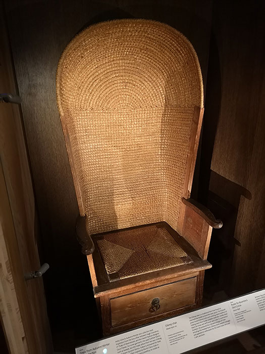 V&A Dundee - Orkney chair on display