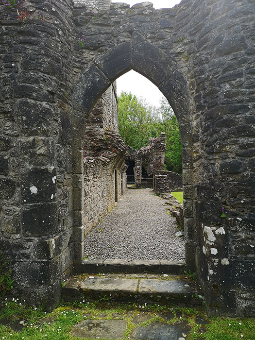 Door at Inchmahome Priory