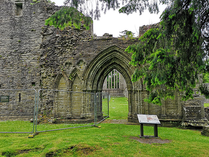 Entrance to the Inchmahome Priory