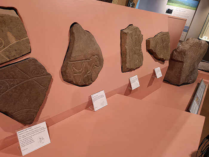 Pictish stones at Inverness Museum and Art Gallery