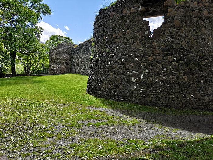 Ruins of Inverlochy castle. Fort William