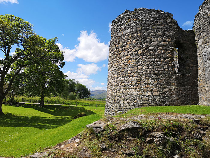 Tower of Inverlochy castle. Fort William
