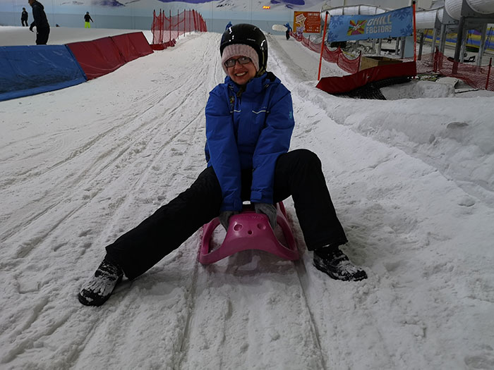 Me on the sledge