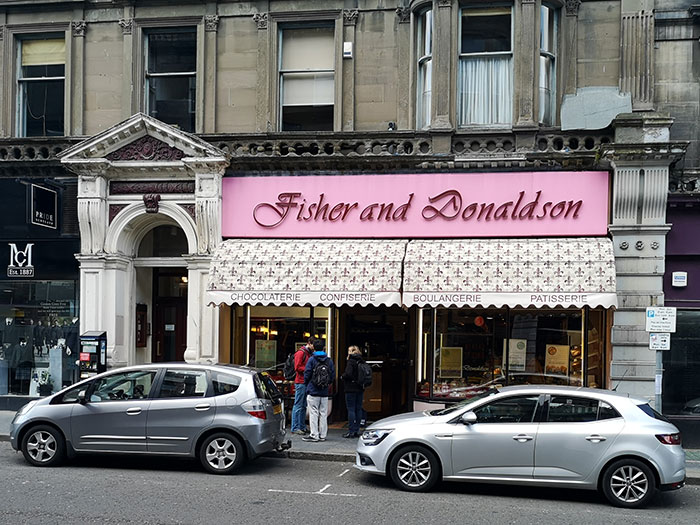 Fisher & Donaldson's bakery in Dundee