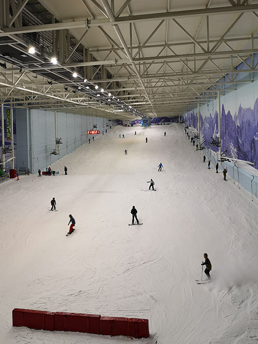  Skying slope at Chill Factore