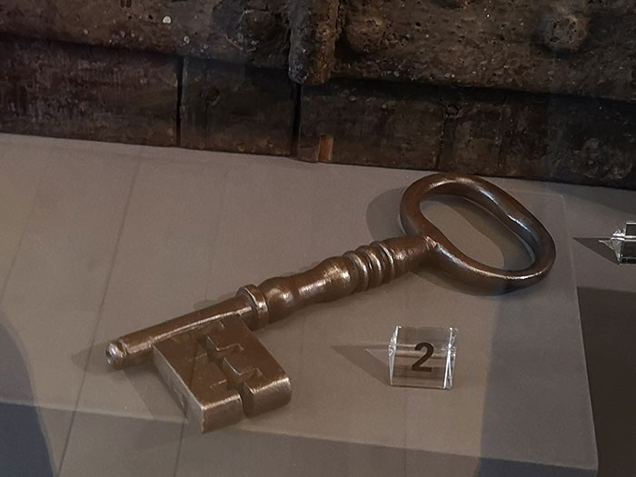 Key on display at the McManus Museum, Dundee