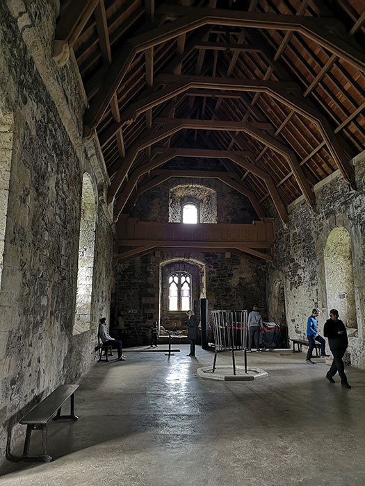 Doune Castle, interior. Hall