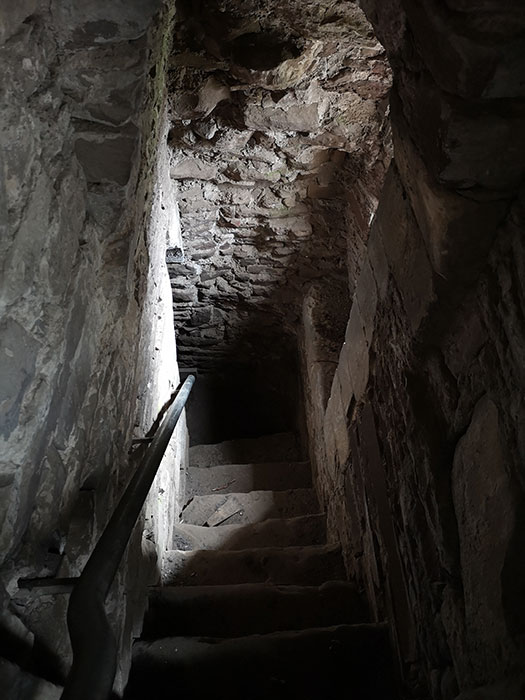 Doune Castle. Stairs