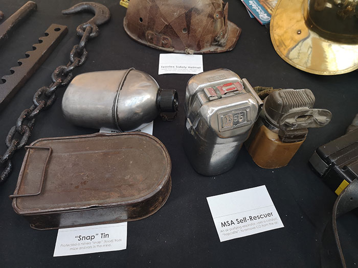  Artefacts on display