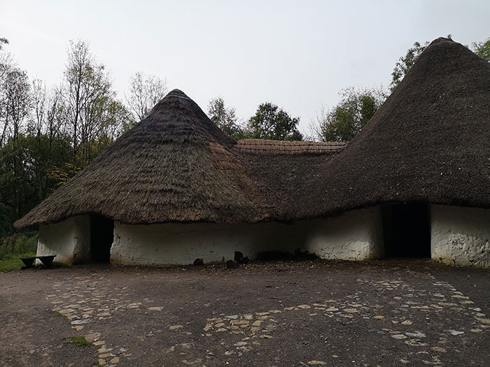 St Fagans Museum - Iron Age buildings. Outside