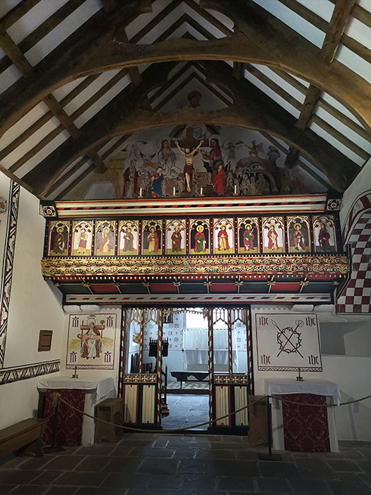 Rood in Church at St Fagans Museum