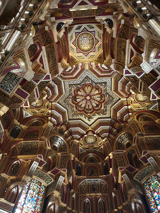 Ceiling of the Arab room