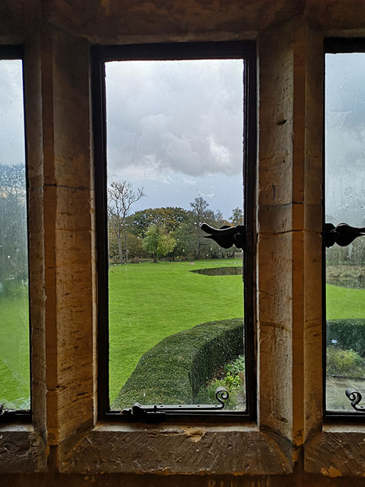  Looking out the window from Michelham Priory