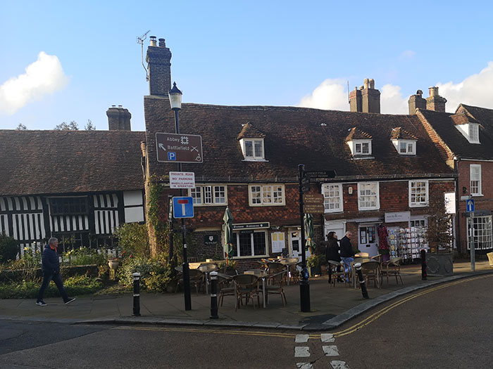 Mrs Burton's Restaurant, Hastings. Outside