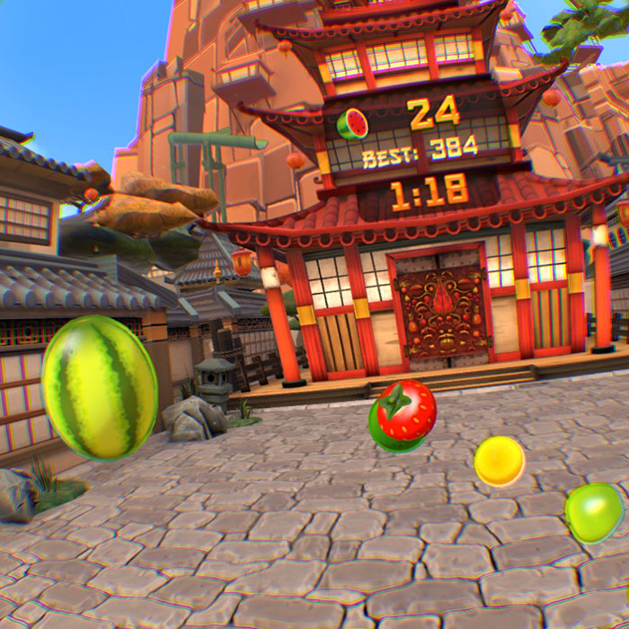 Fruit Ninja - VIVE Cosmos