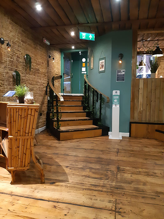 Allotment Vegan Eatery - Stairs