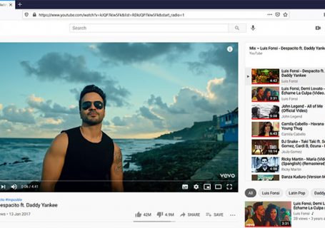 exercising at home on music